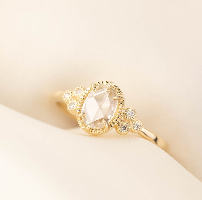 rose cut diamond engagement ring rose cut diamond engagement ring