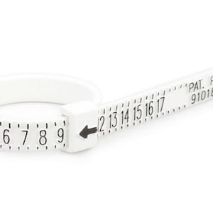 Plastic US ring sizer, Ring Sizer Measuring Tool