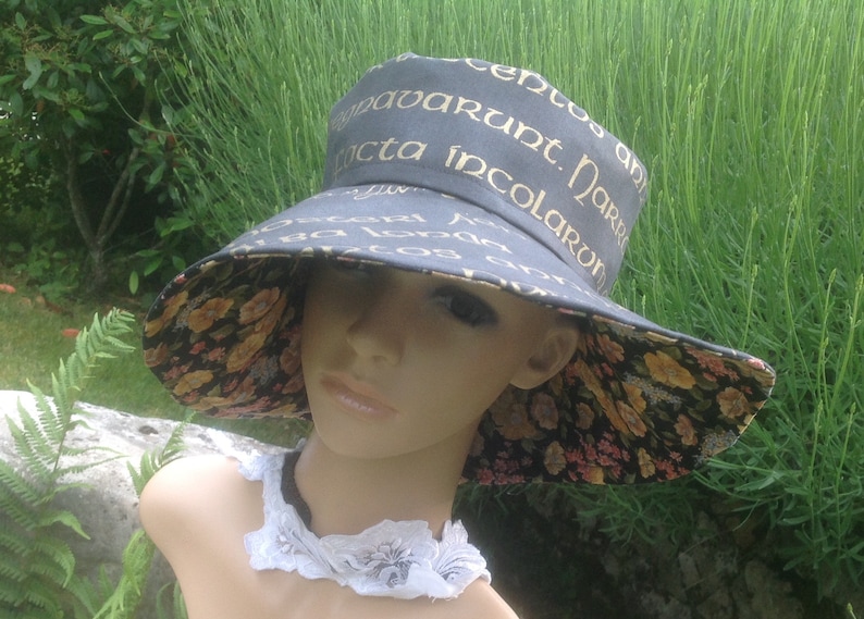 Large. Ultimate Sun Protection French Original Extra Large Pleated Brim Sunhat for A Perfect Sunny Day. Elegant Easily Packed