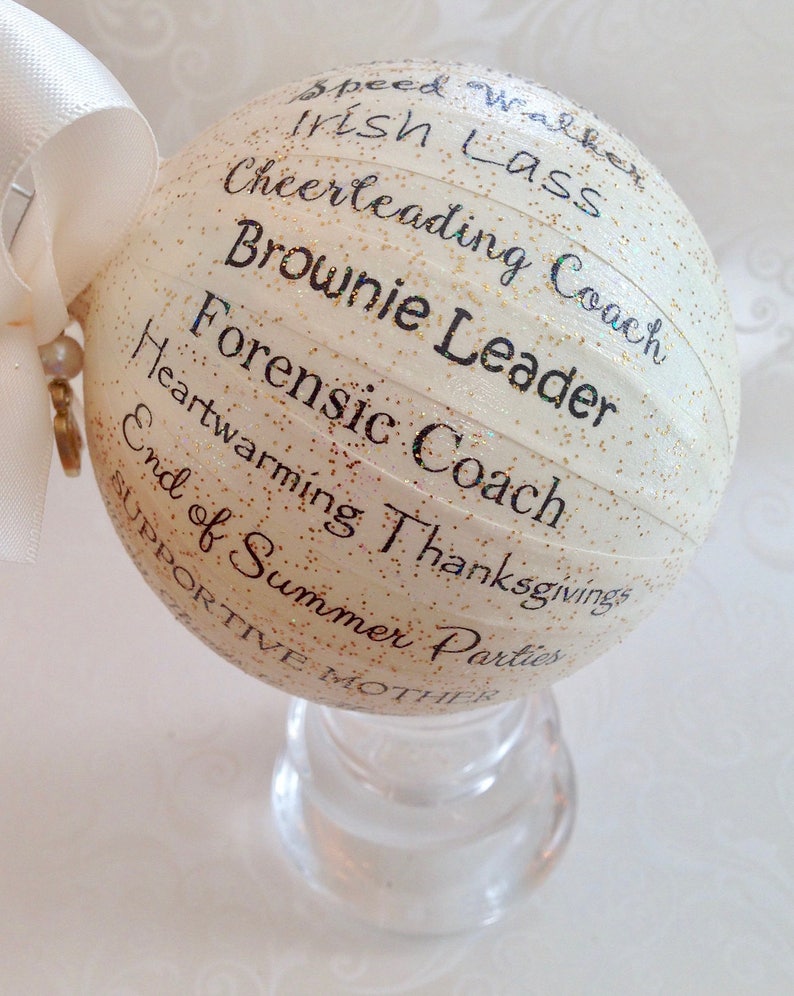 75th Birthday Gift Unique Personalized Memory Ornament for
