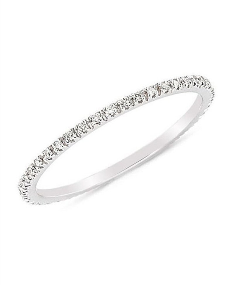 Full Eternity Ring Gold Ring Cheap Wedding Ring Etsy
