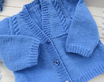 Blue Baby Sweater | Etsy