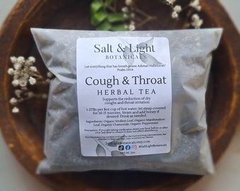 Cough & Throat Herbal Tea | Organic