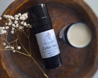 CELTIC SEA Natural Deodorant | Magnesium Deodorant | Baking Soda Free Deodorant