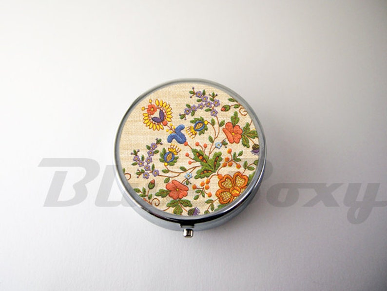 Flower Pill Case Pill Box Pill Holder Etsy