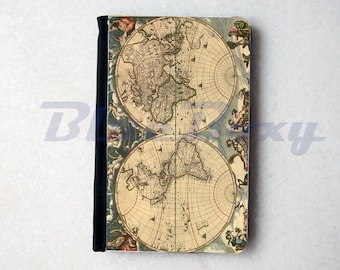 World Map Passport Cover - Passport Holder, Passport Wallet