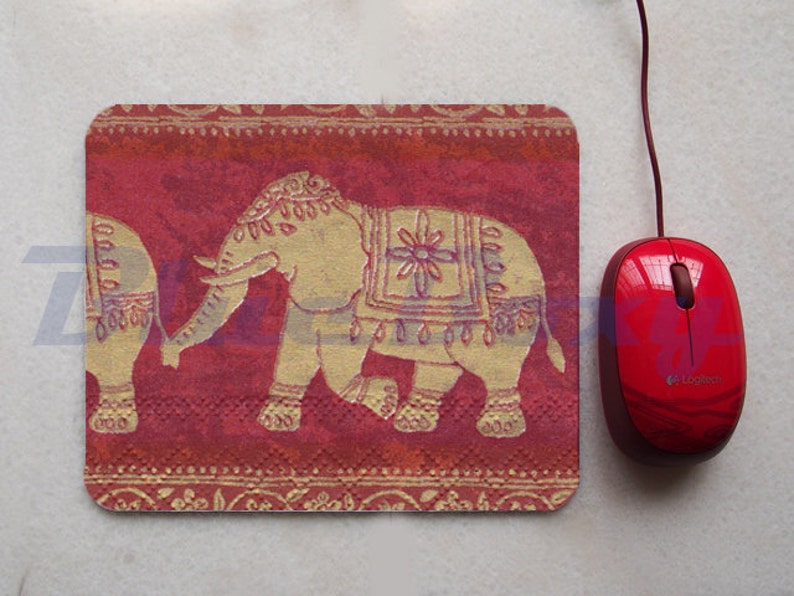 Office Mousepad Fabric Mousepad Computer Mouse Pad Asian Elephant Mousepad