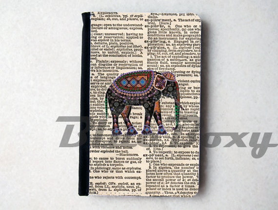 Elephant Soft Blue Passport Cover