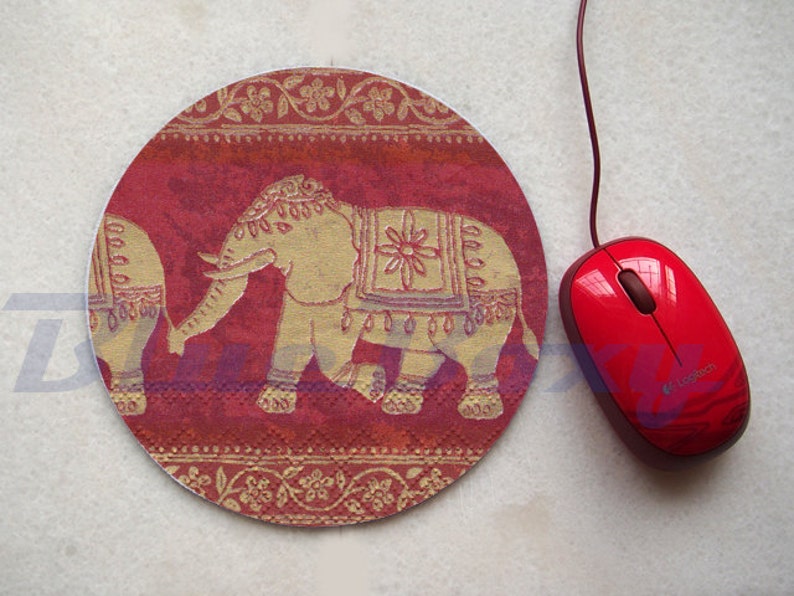 Office Mousepad Fabric Mousepad Computer Mouse Pad Asian Elephant Mousepad