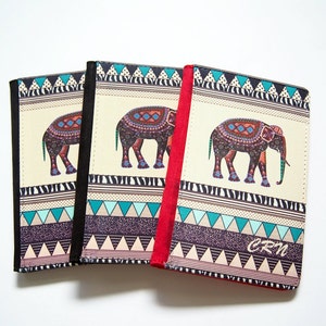 Elephant Aztec Geometric Passport Cover Passport Holder, Passport Wallet image 3