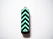 Black and Mint Stripes USB Flash Drive 8GB, Personalized Flash Drive, Thumb Drive 