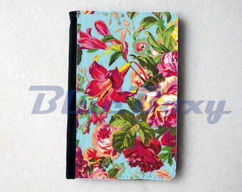 Hibiscus Flower Passport Cover - Passport Holder, Passport Wallet