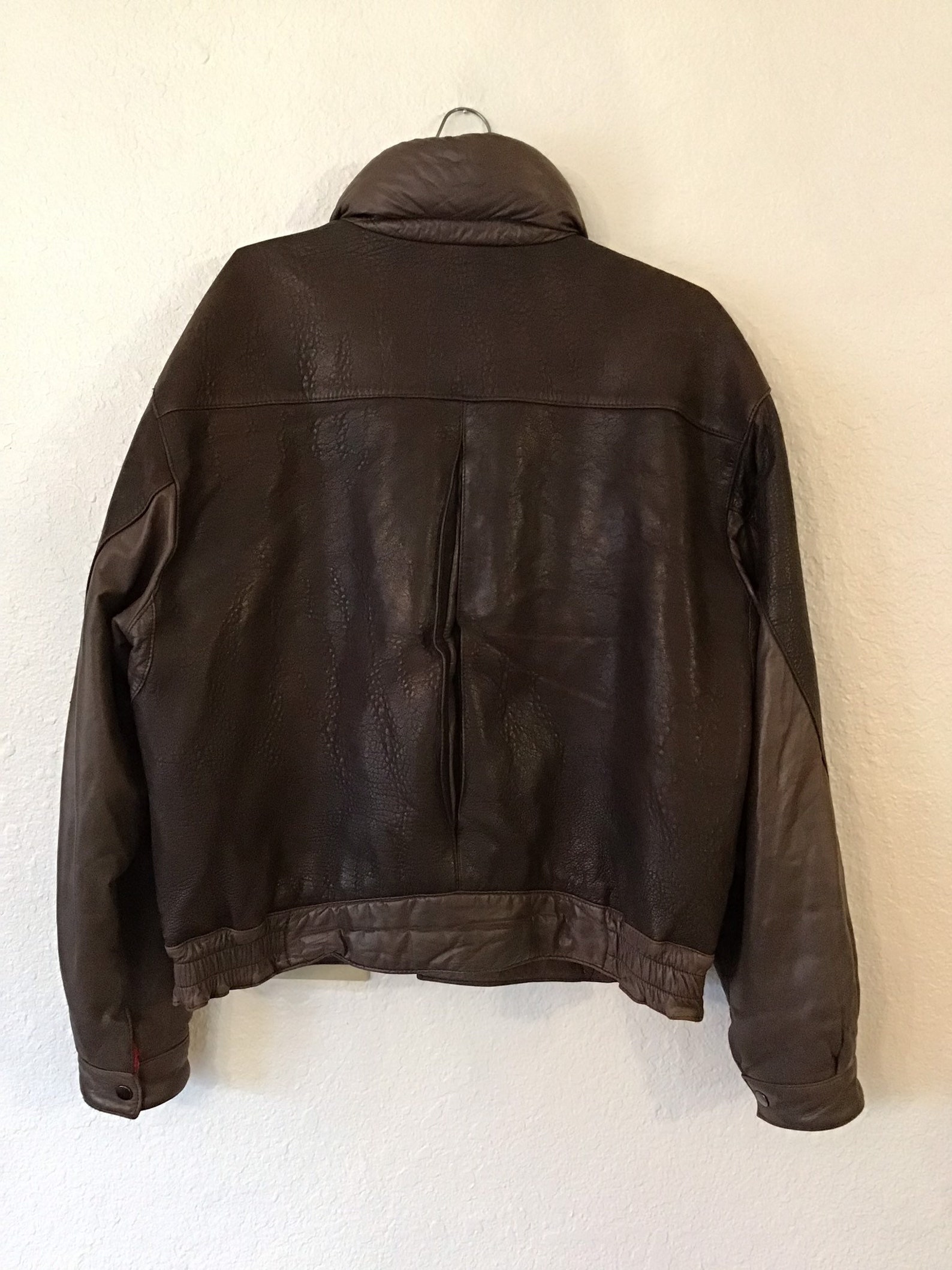 Vintage Philippe Monet leather jacket. Size Large 42. | Etsy