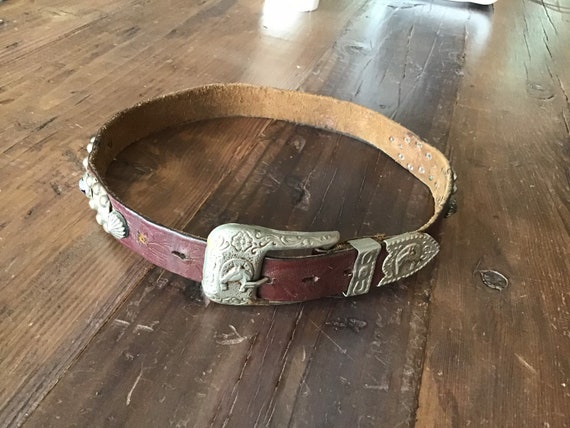 Vintage 40’s - 50’s kids studded belt.