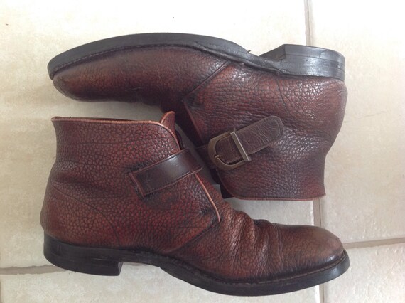 Vintage Florsheim beetle boots. Size 8D