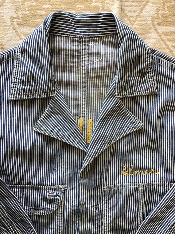 40’s FFA Manheim Hickory Stripe Overalls. 42x24x5