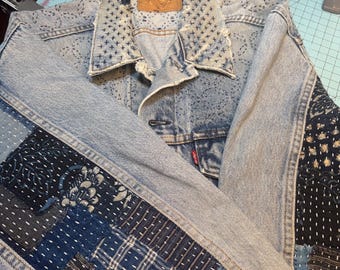 Sashiko-denim repareren en patchen