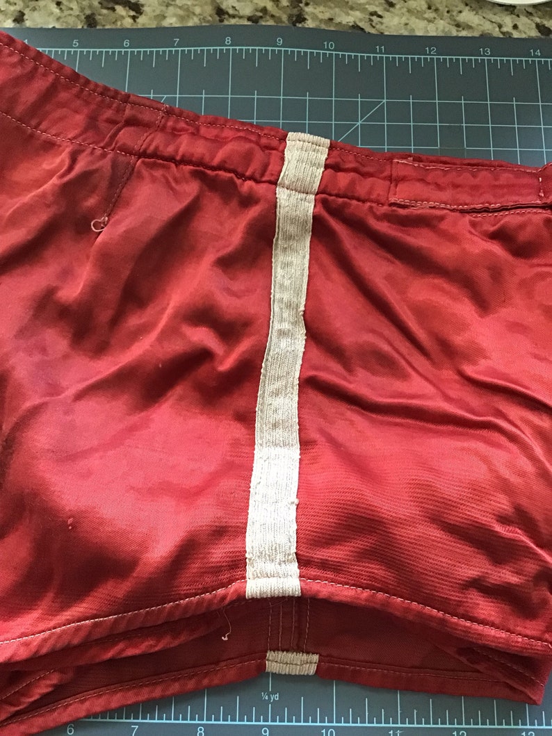 40's Satin Basketball Shorts. 30 inch waist. | Etsy