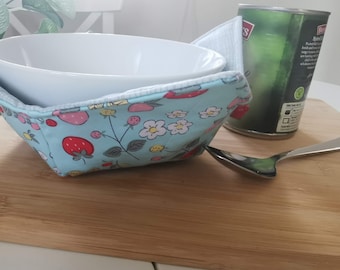 Reversible Bowl Cosy, design, Cosy for hot or cold food, FREE POSTAGE