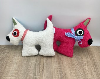 Spielzeug, Stoffhund, Scotti Hund, Kindergeschenk, Stoff Tier