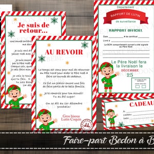 Christmas Elf Return And Goodbye Letters, Letters From Elf, Printable Christmas Elf Letter, Elf Letter image 2