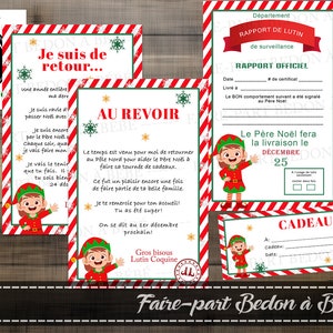 Christmas Elf Return And Goodbye Letters, Letters From Elf, Printable Christmas Elf Letter, Elf Letter image 1