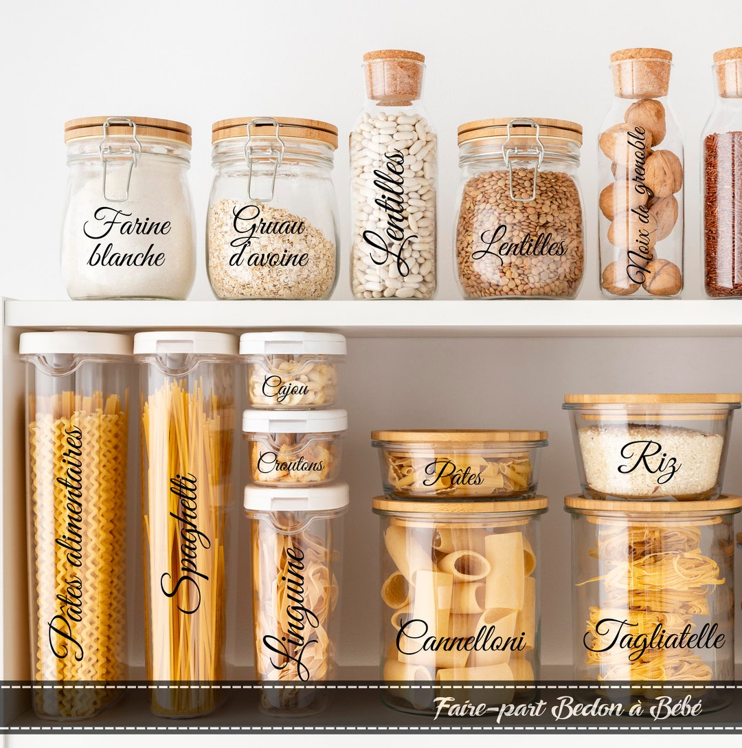 Self-adhesive Vinyl Storage Labels - Custom Stickers - Organization ...