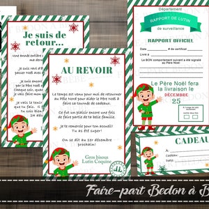 Christmas Elf Return And Goodbye Letters, Letters From Elf, Printable Christmas Elf Letter, Elf Letter image 5