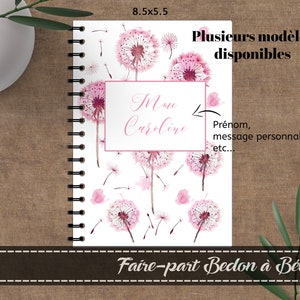 Cahier de notes - cadeau éducatrice - cadeau professeur - cadeau enseignante - cadeau TES - cadeau amie