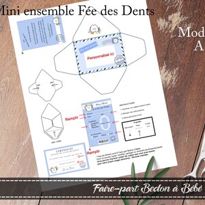 Mini Tooth Fairy Kit Digital YOU PRINT - Tooth Fairy Certificate ...