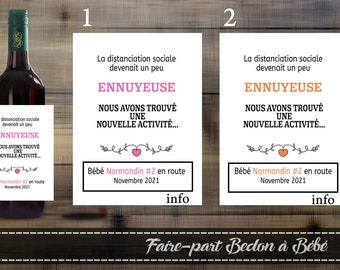 Faire Part Bedon A Bebe By Fairepartbedonabebe On Etsy