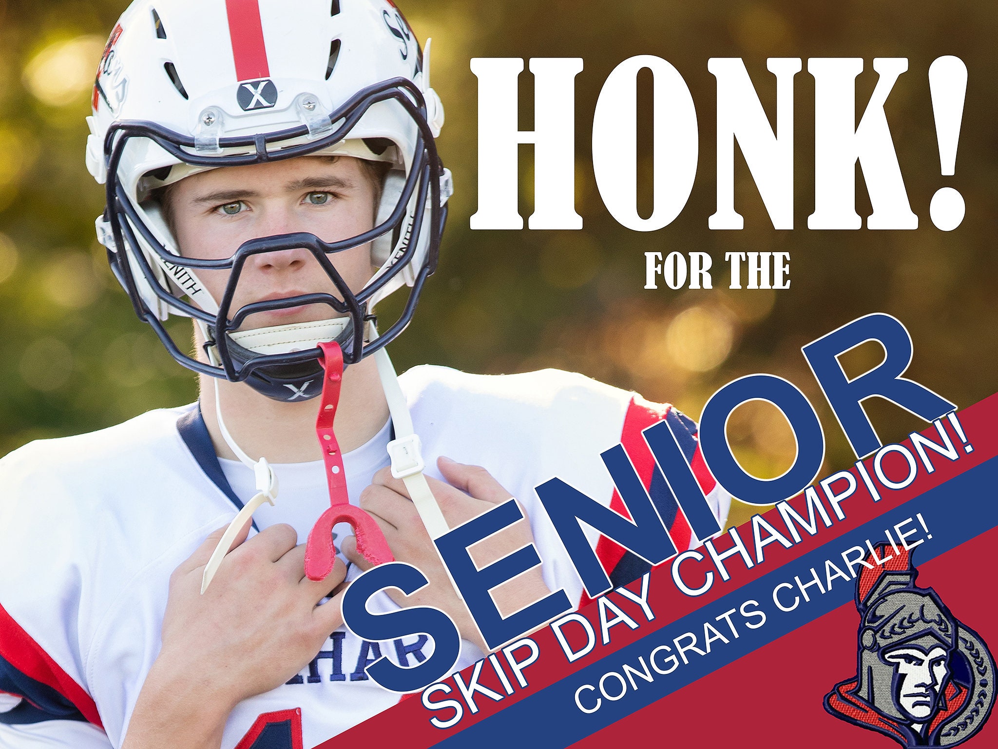 Download Yard Sign template for Photoshop Senior Skip Day Champion | Etsy