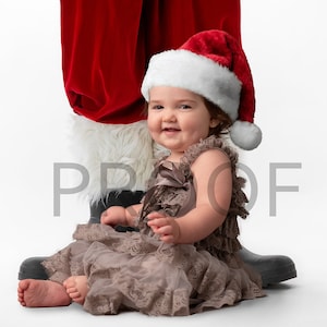 Santa Hat digital PNG overlay for Photoshop PLUS You Tube tutorial