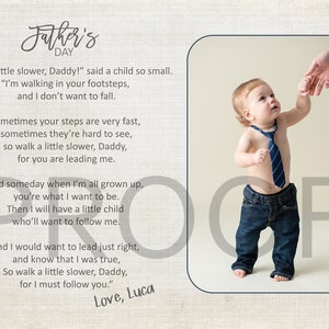 Digital Photoshop Template for Father&#39;s Day