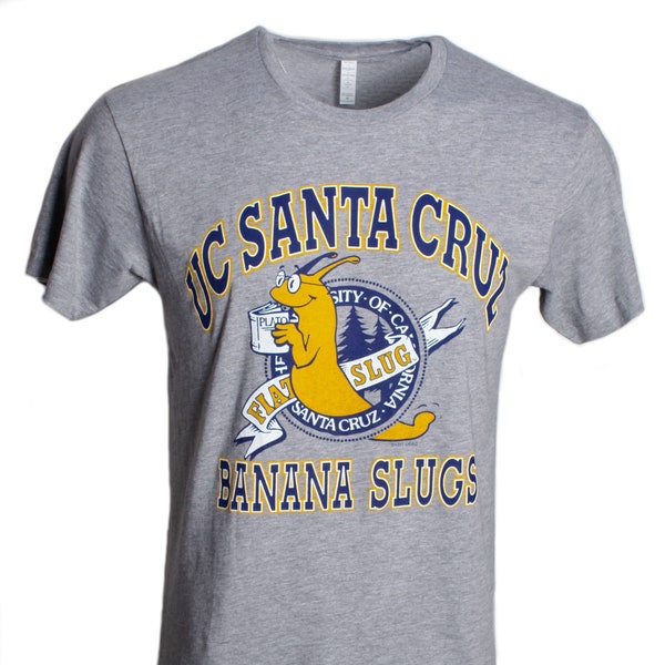 Men's UC Santa Cruz Banana Slugs T-Shirt Vincent Vega Heather Gray