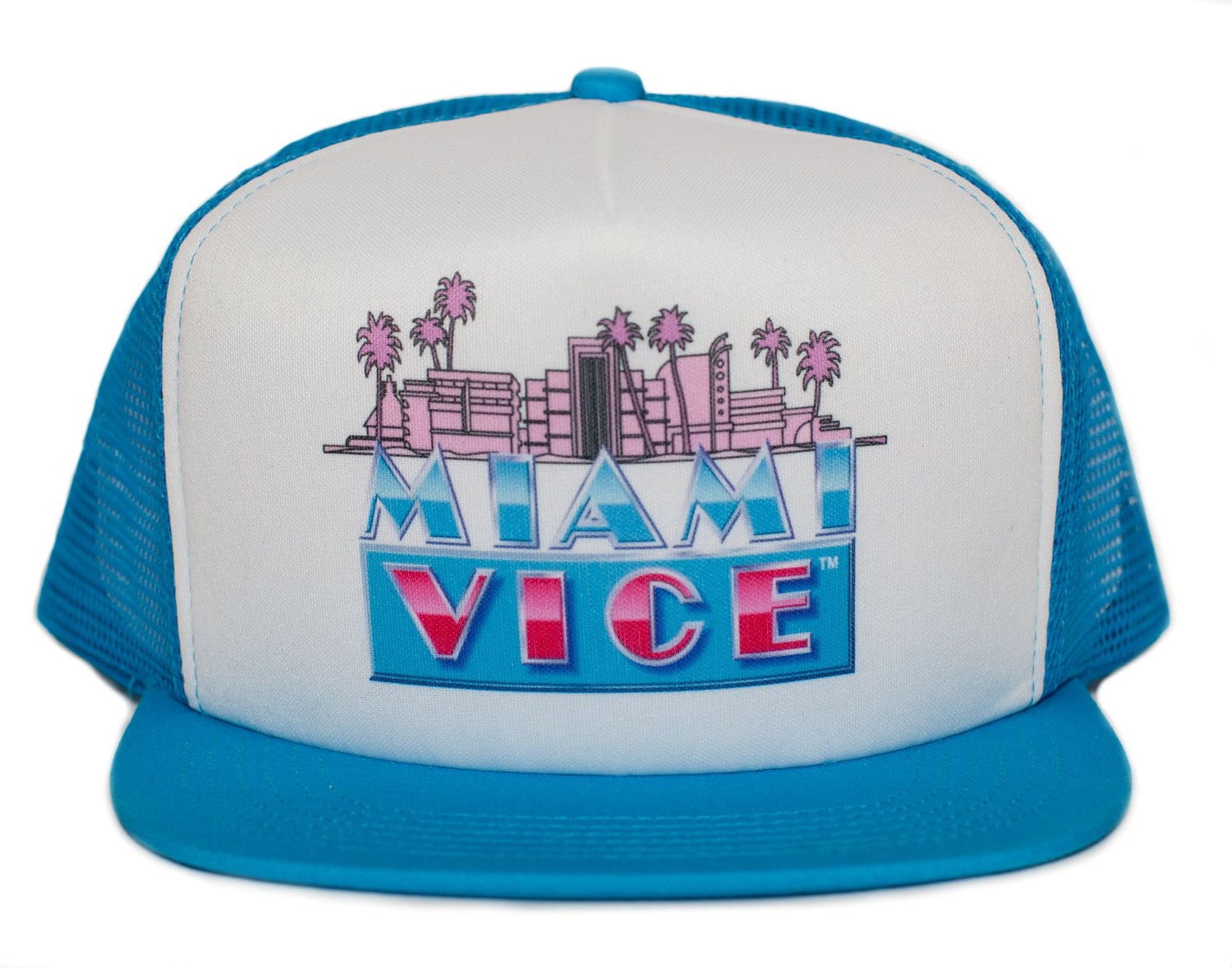 Miami Vice Font Sticker for Sale by Javiy17