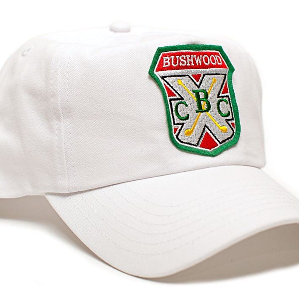New Bushwood Hat Country Club Movie One Size Baseball Cap White