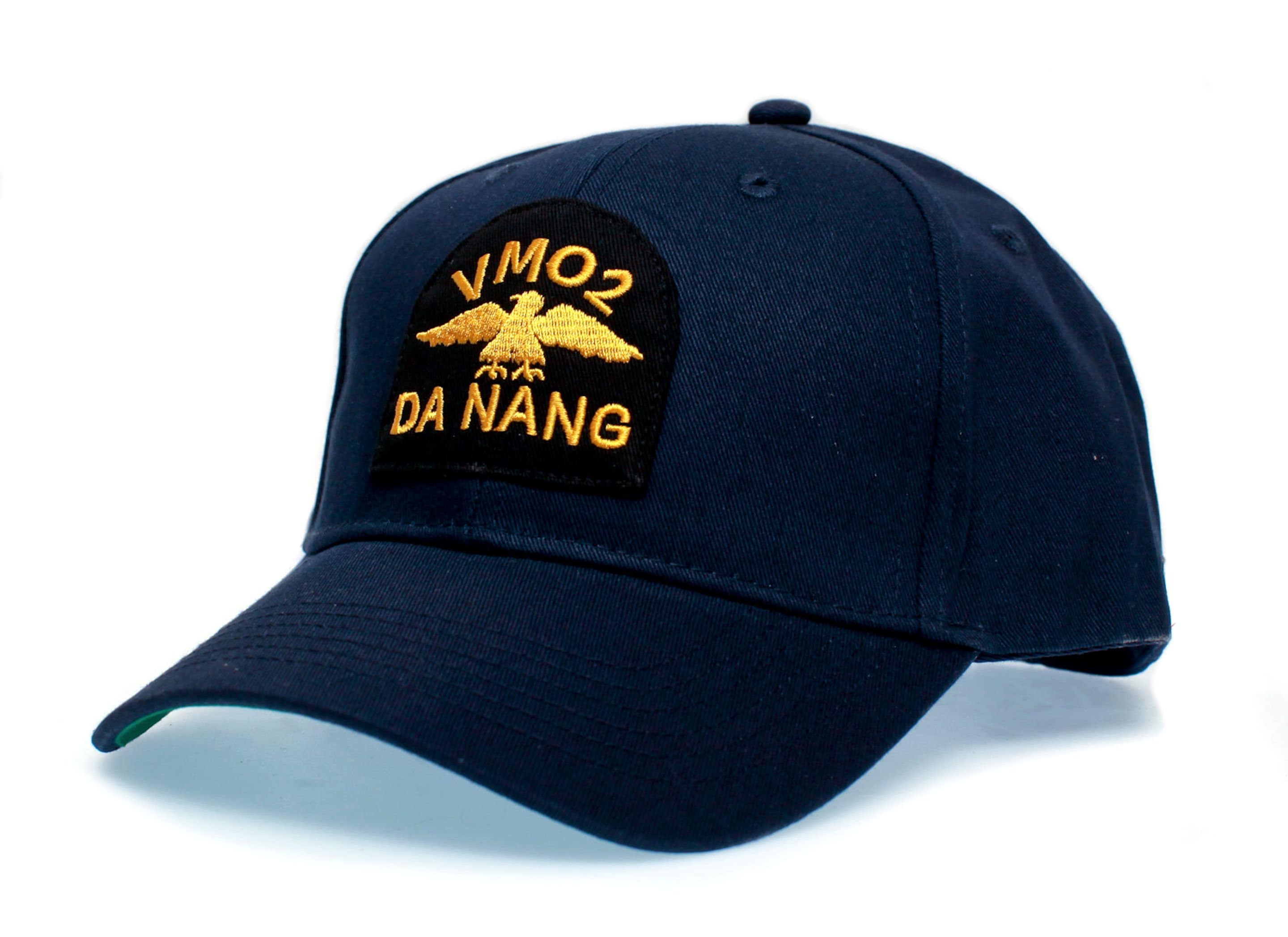 Handmade Tom Selleck Da Nang Hat Magnum PI Patch Cap Cosplay Navy