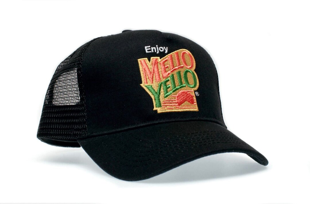 Mello Yello Hat Cole Harry Hogge Trucker Hat Unisex Adult Cap Black