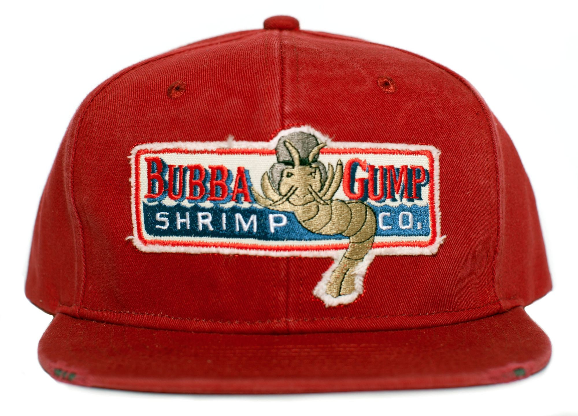 Casquette de baseball réglable Bubba Gump Chapeau de crevettes Halloween  Cos Gump Cap Printing (Réglable, Red-Mesh) 