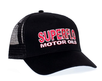 Superflo Hat - Cole Harry Hogge Casquette Brodée Trucker Casquette Adulte Unisexe Noir