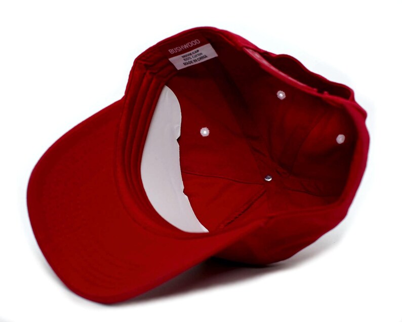 New Bushwood Hat Country Club Movie One Size Baseball Cap Red image 3