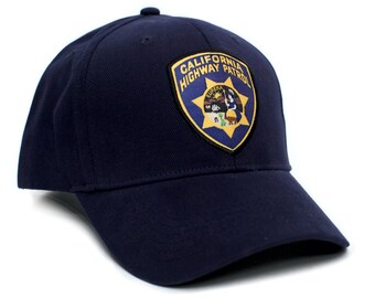 Handmade CHP Hat California Highway Patrol Eureka Badge Cap Adult One-Size Multi