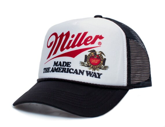 Vintage Style Miller Beer Hat Made the 