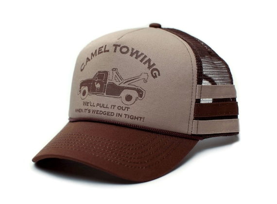 Camel Hat Towing Co. Cap - Truckers Etsy Funny Brown/tan Handmade