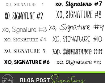 Blog Post Signature | Digital Signature