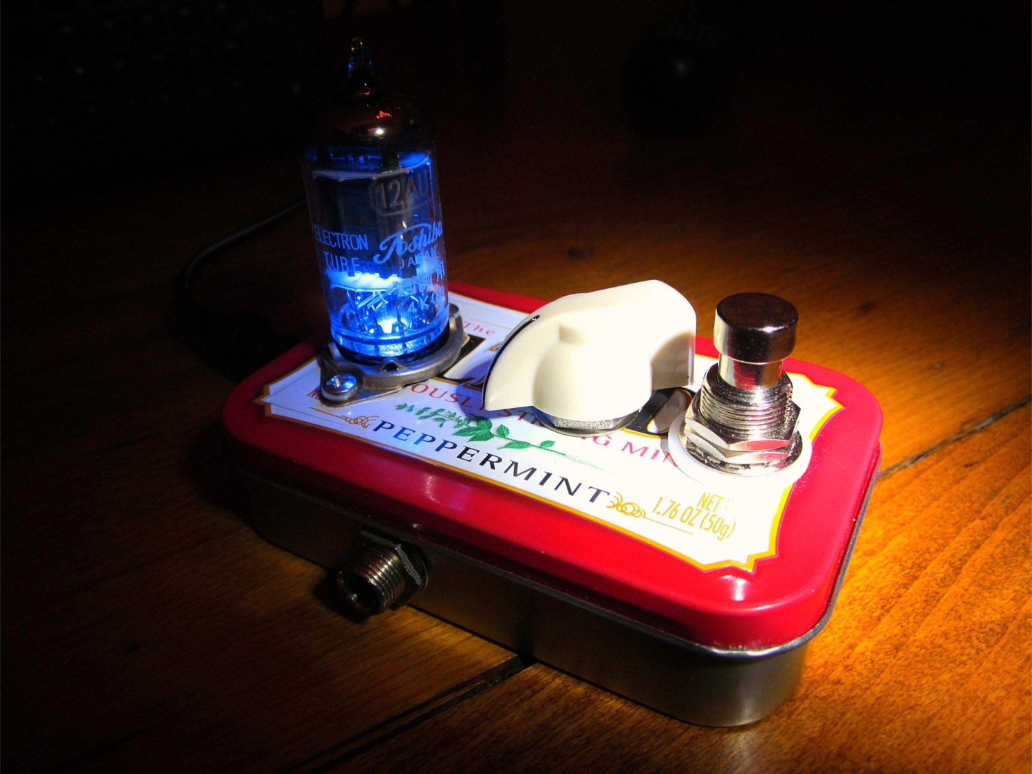 Overdrive guitar pedal in an altoids tin Etsy