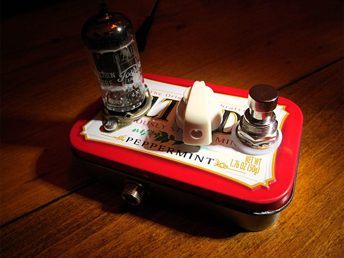 Overdrive guitar pedal in an altoids tin Etsy