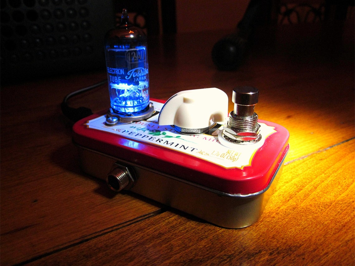 Overdrive guitar pedal in an altoids tin Etsy