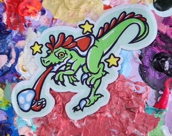 Yoshi Raptor Iron-on Patch